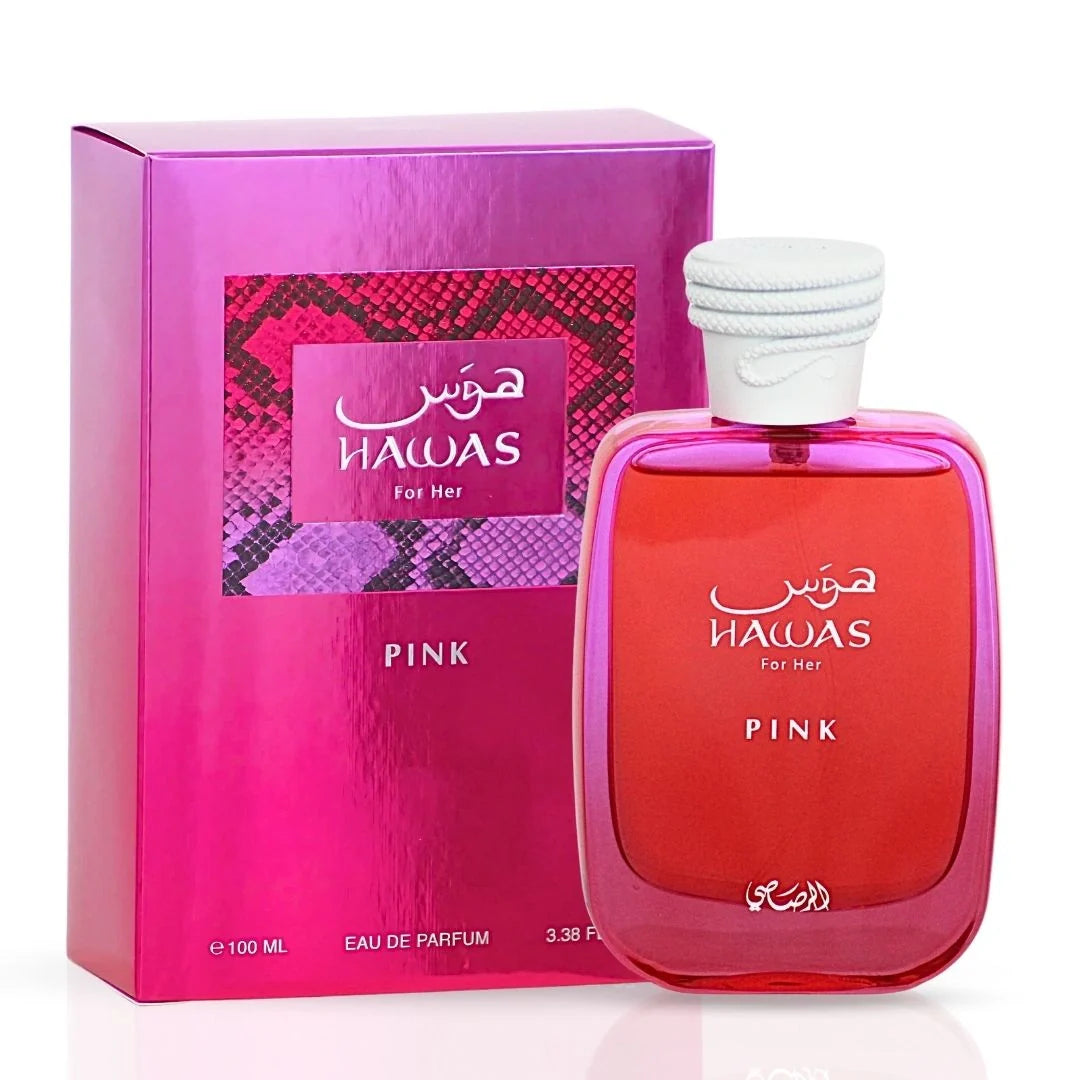 Rasasi Hawas Pink For Her, Eau De Parfum, For Women 100ml